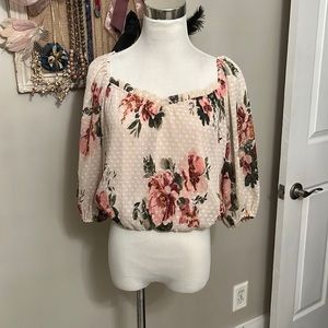 Lush brand floral top